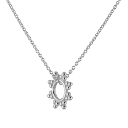 sterling silver sunshine spinner necklace